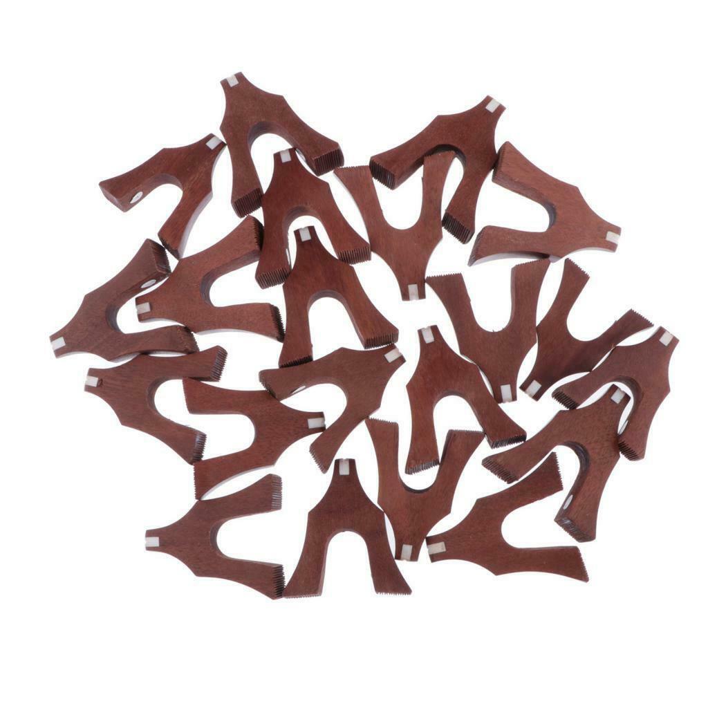 21 Pieces Professional Rosewood Guzheng Bridges Set Accessories for Guzheng