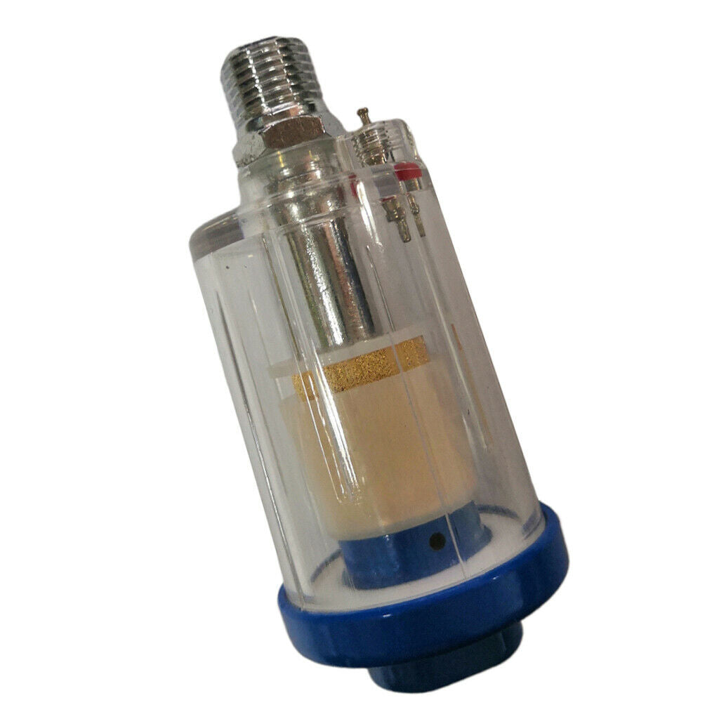 Inline 1/4inch Water Oil Separator Moisture Trap for Spray Paint Gun Tool