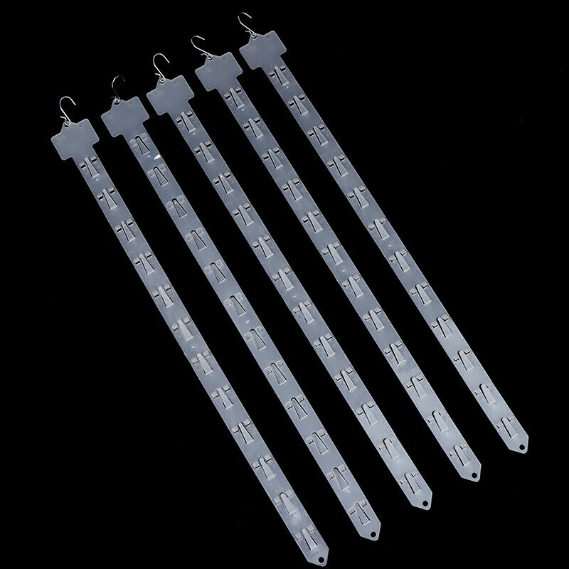 Supermarket hanging strip 12 hanging plastic food transparent hook environmen WF