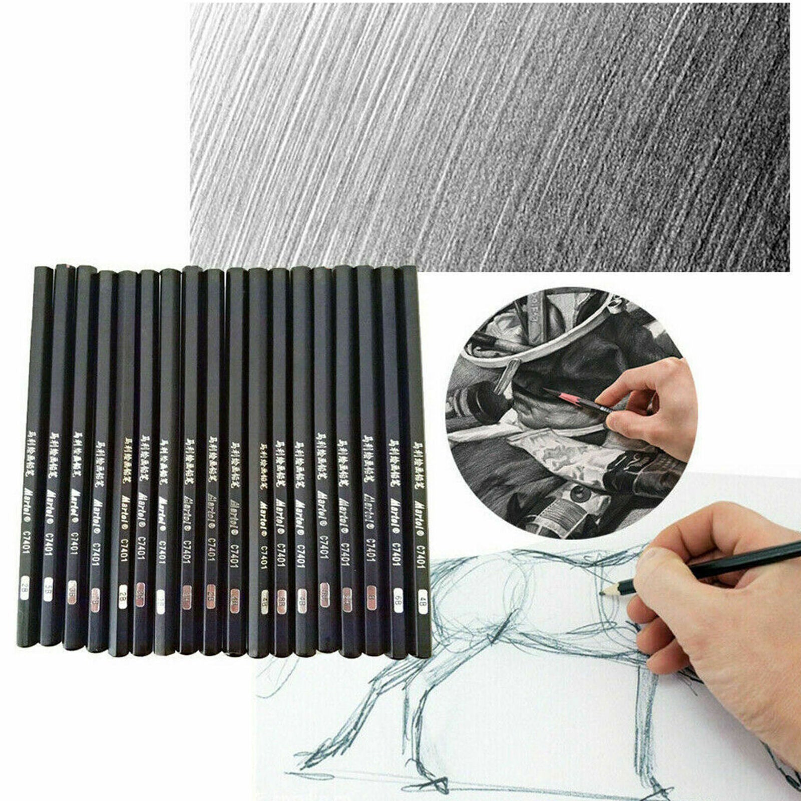 Sketching Set Kit Drawing Art Pencils Art Supplies Artist Sketching Professional