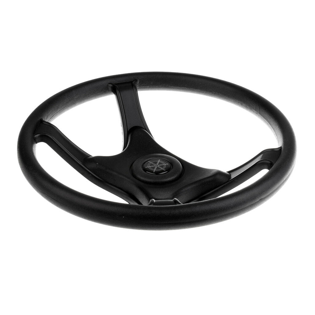 Universal 13" Marine Sports Boat Pontoon Steering Wheel 4 Spoke 3/4" Shaft
