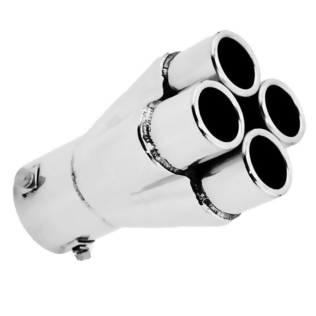 MagiDeal 57mm Stainless Steel Car SUV Exhaust Pipe Tail Muffler Tip 155mm*