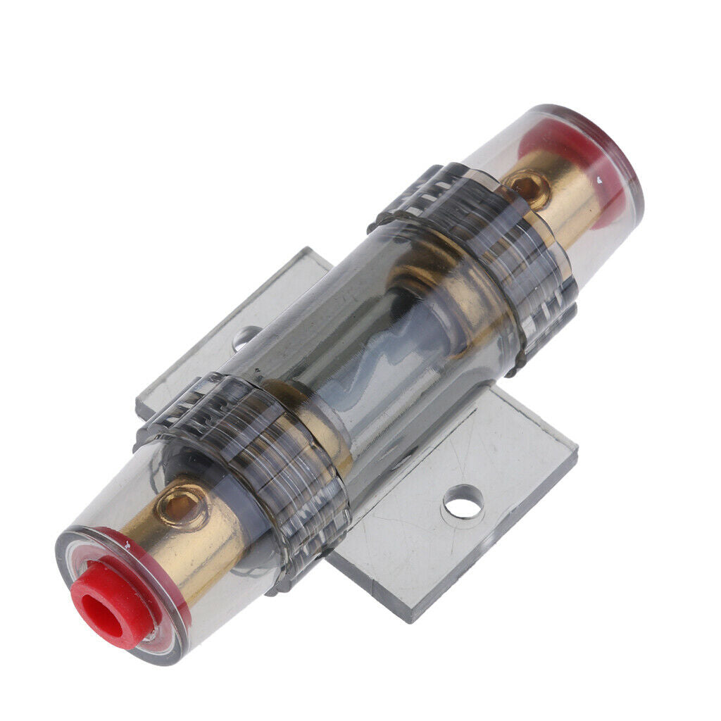 60A Auto Glass Fuse Holder Melting Block for Car Speaker FH-002