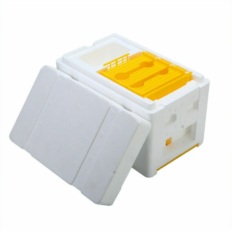 Bee Honey Beehive Foam Frames Beekeeping Kit Bee Hive King Pollination Boxes
