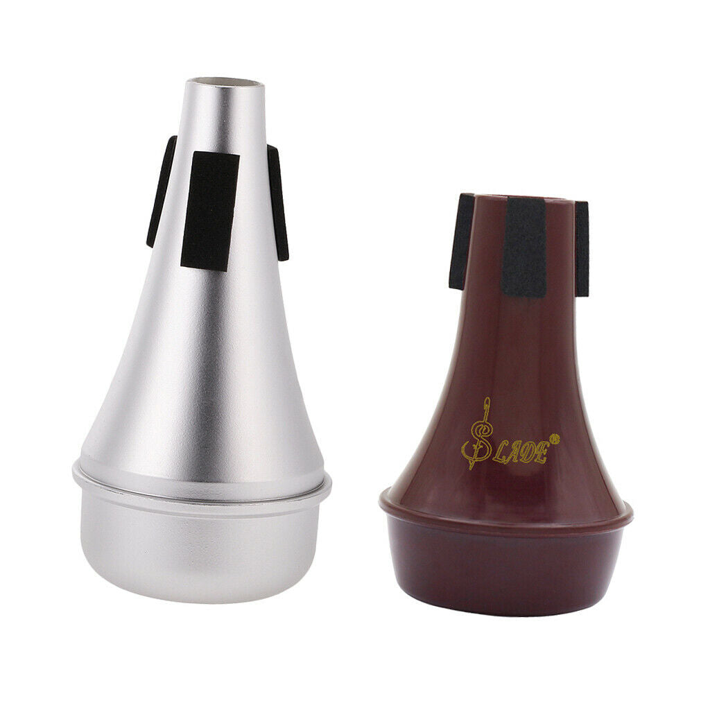 2 Pieces Mute Mute  for Practice Burgundy