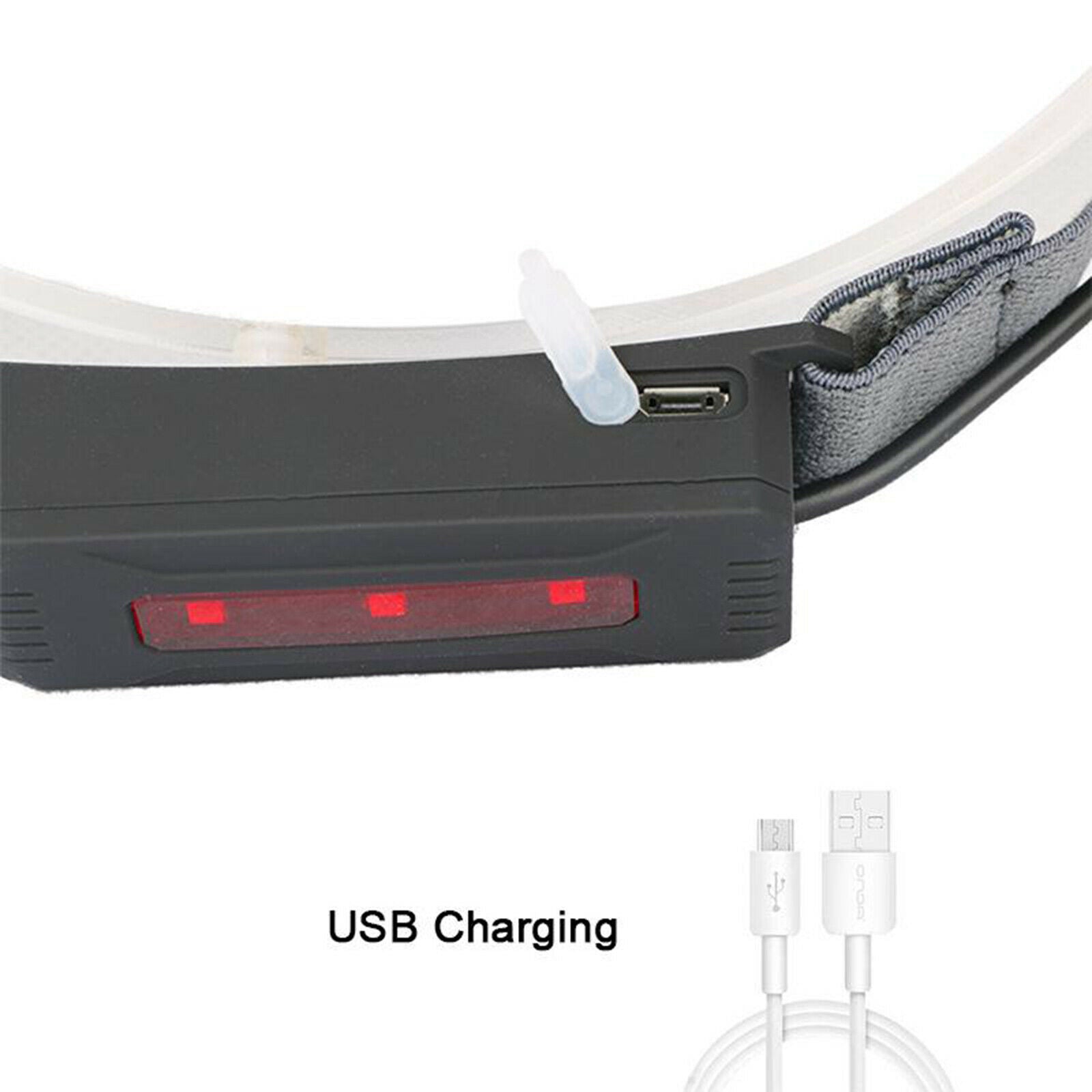 Adjustable Elastic Headlamp Strap Headlight Running Head Lamp Headband