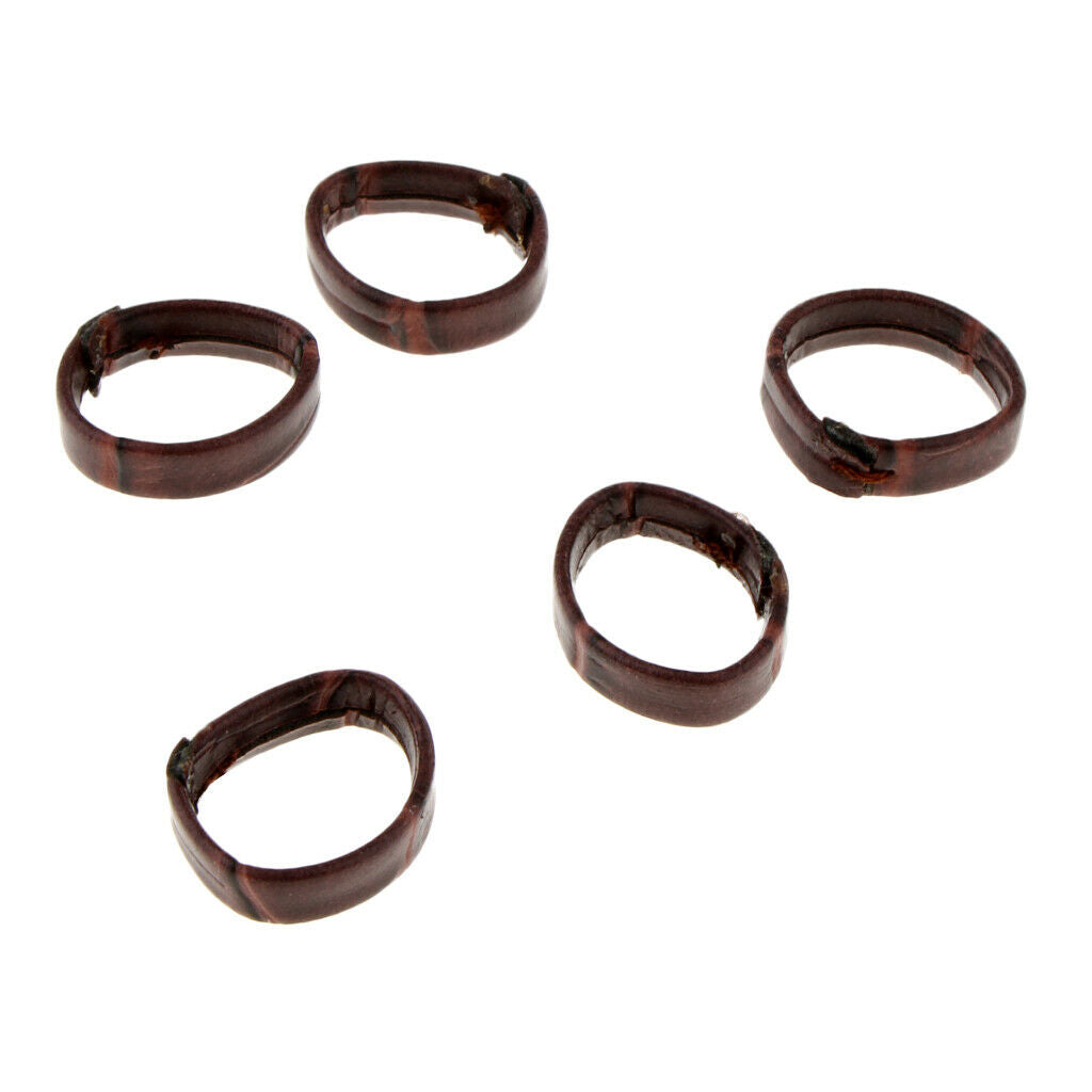 10 Pieces 22mm PU Leather Watch Band Replace Clasp Ring Strap Loop Fastener