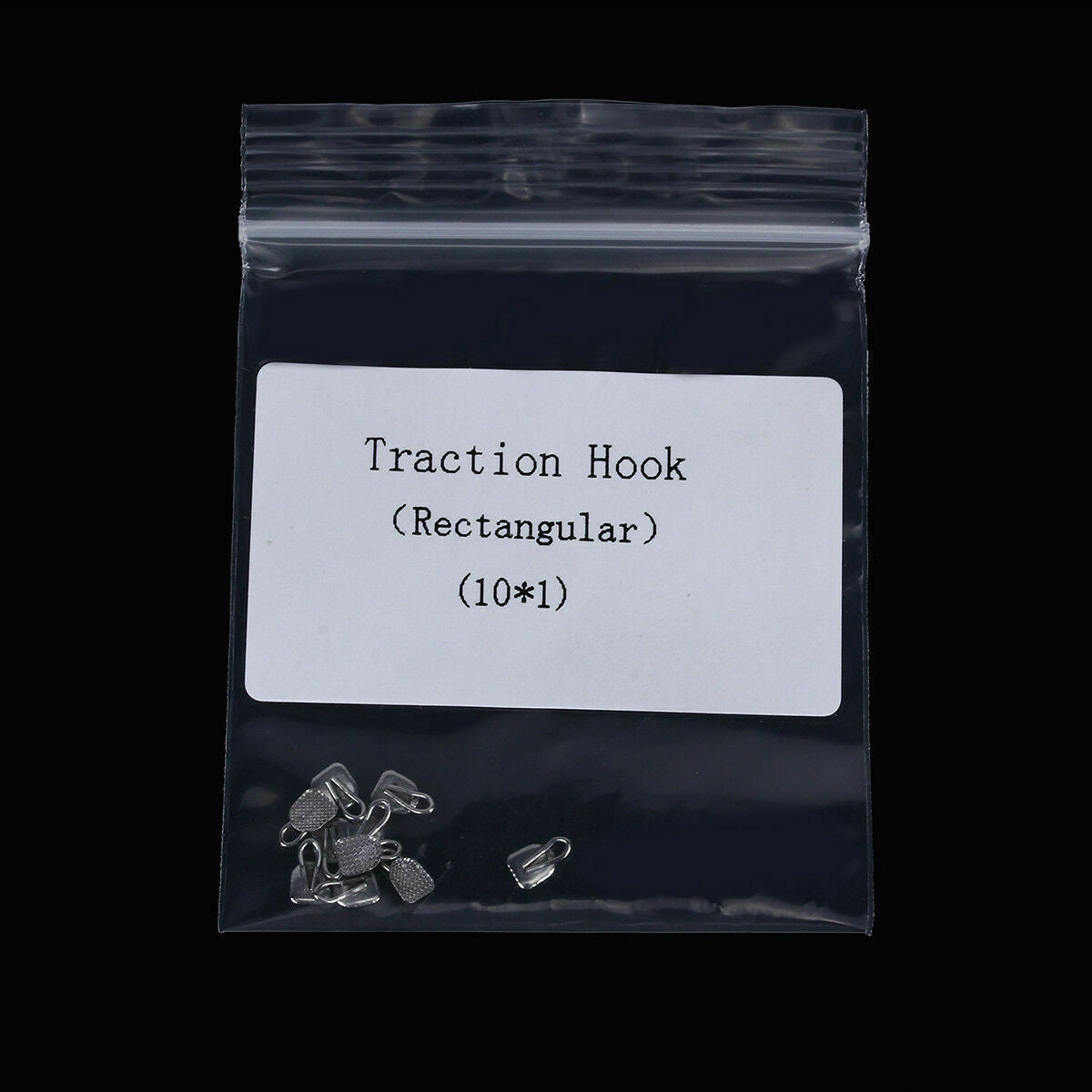 20 Packs Dental Orthodontic Traction Hook w/ Lingual Buttons Rectangular AZDENT