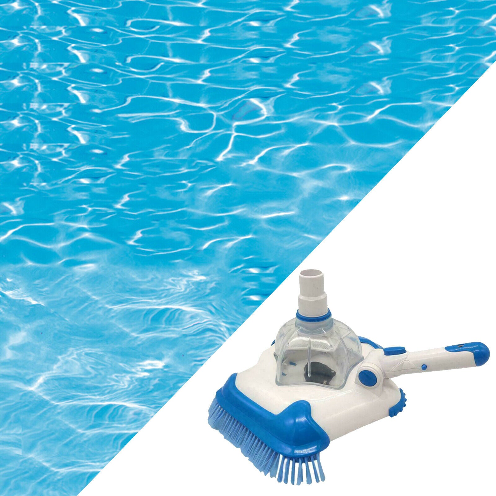 Universal Swimming Pool Vacuum Suction Head Cleaning Brush Maintenance Tool