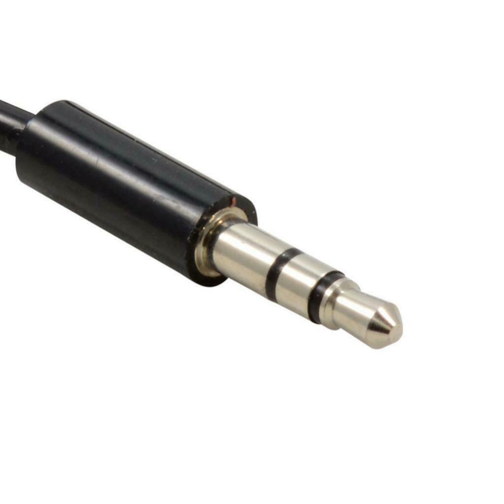 1 Packs 3.5mm Male to Male Spring Cable I-Shaped Audio Cables Nickel-plated