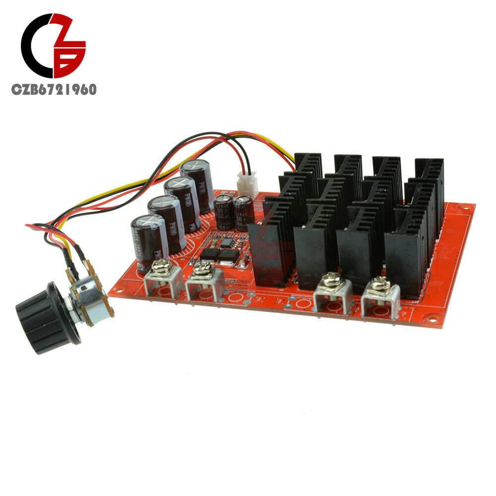 60A 3000W Motor Speed Fan Control PWM HHO RC Controller DC 10-50V 12V 24V 48V