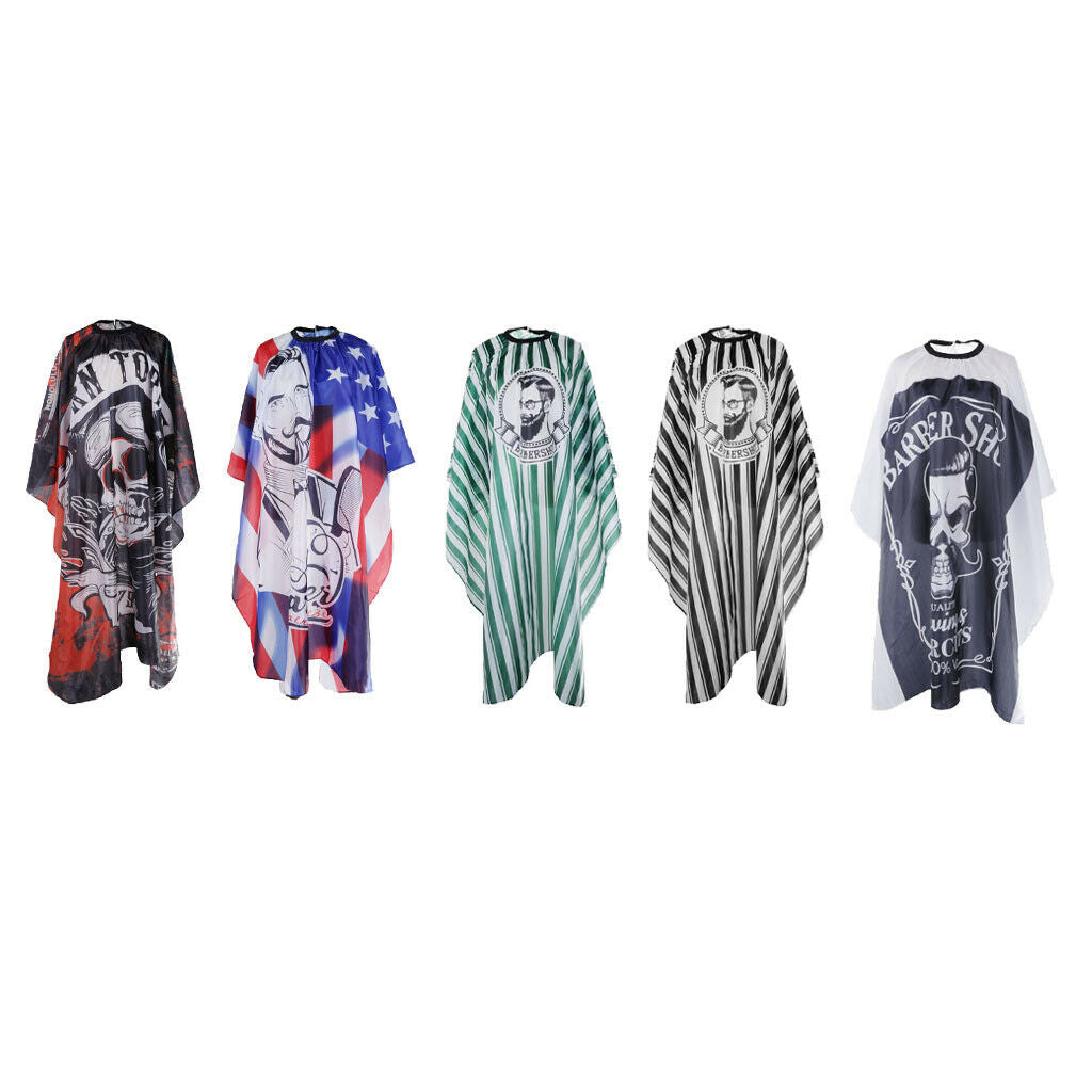 Lots 5 Scratch-proof Nylon Hairdressing Cutting Cape Apron Waterproof Gown