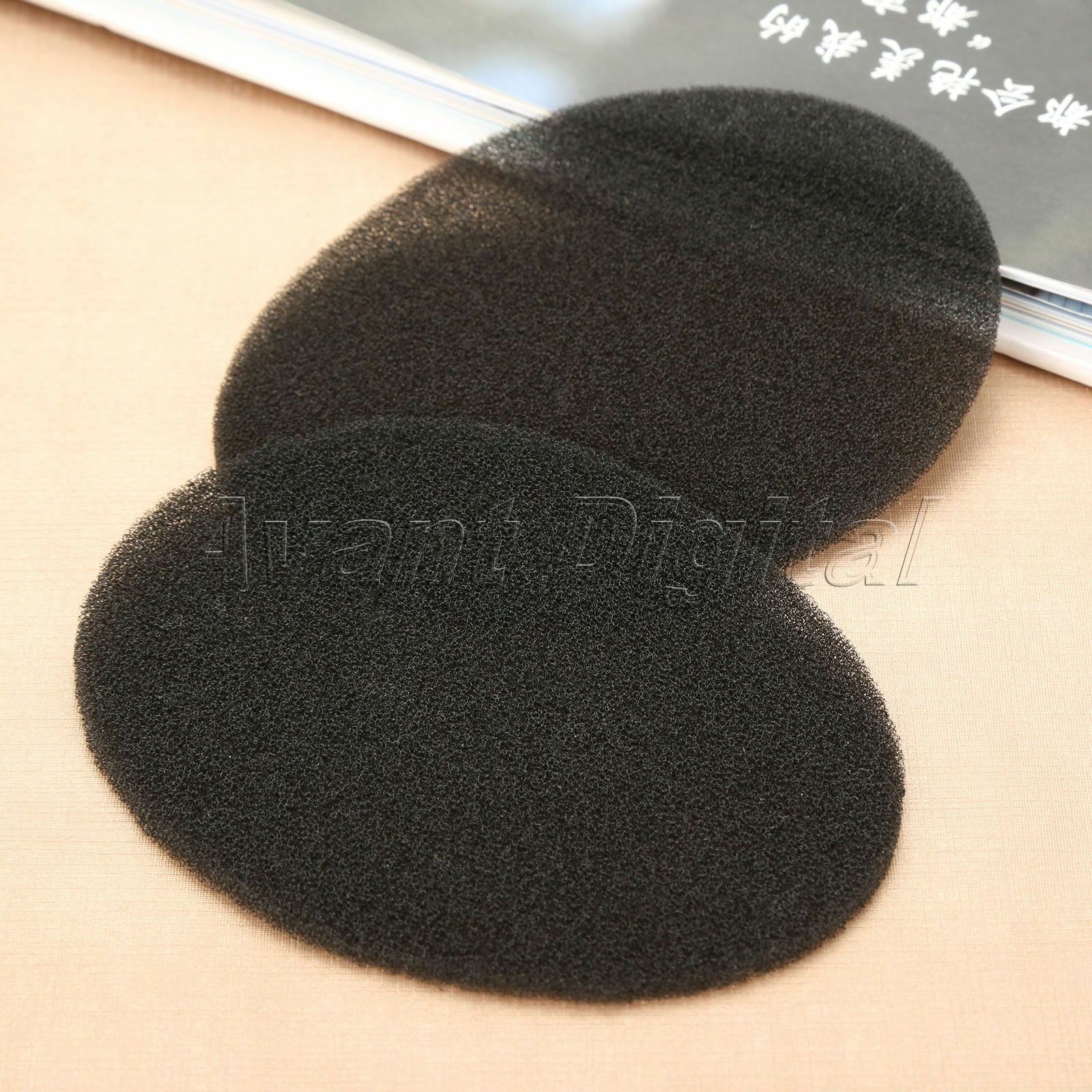 1 Pair Black Soft Foam And Velour Earpads & 1 Pc Headband & 1 Pc Inside Foam Pad