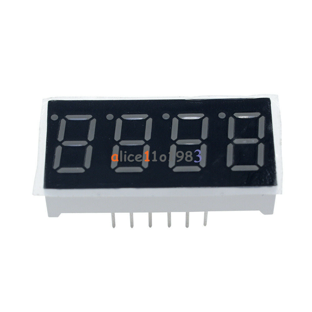 5Pcs 0.36inch 7 Segment 4 Digit Common Cathode 0.36" RED LED digital display