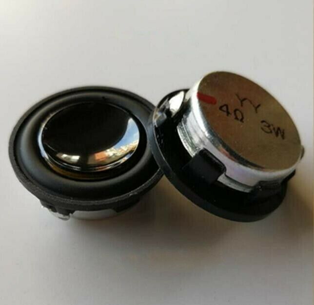 2pcs 1"inch Round 28MM Full range speaker Loudspeaker Audio Parts 4 ohms 3 watts