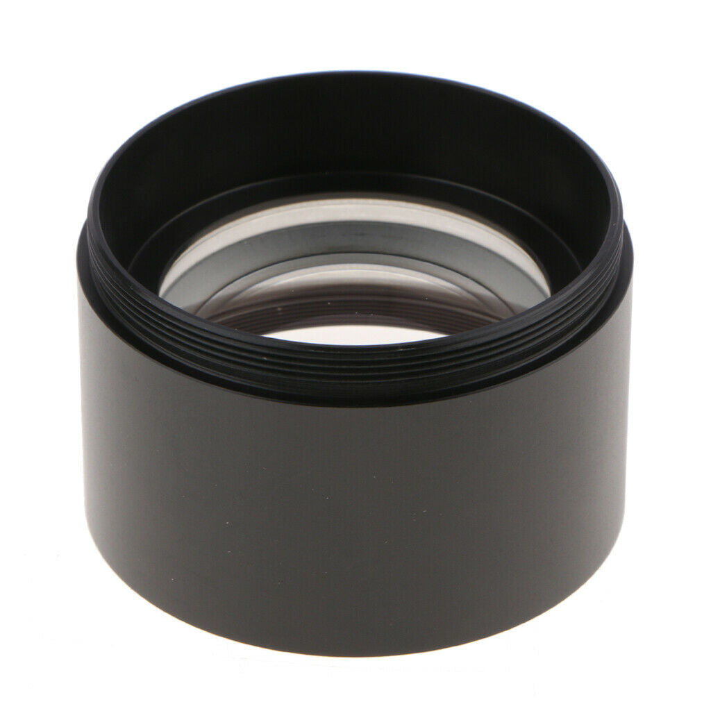 0.5X Barlow Auxiliary Objective Lens Optical Glass for Stero Microscope - 48mm