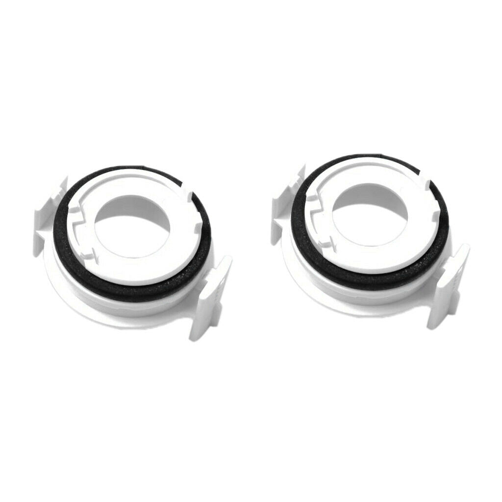 2 Pieces Bulbs Holder Adapters H7 Xenon HID for BMW E46 3 Series White