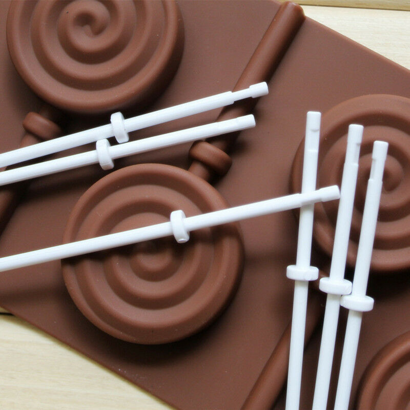 Reusable Silicone Round Lollipop Mold Can Make Starry Lollipops Chocolate Decor