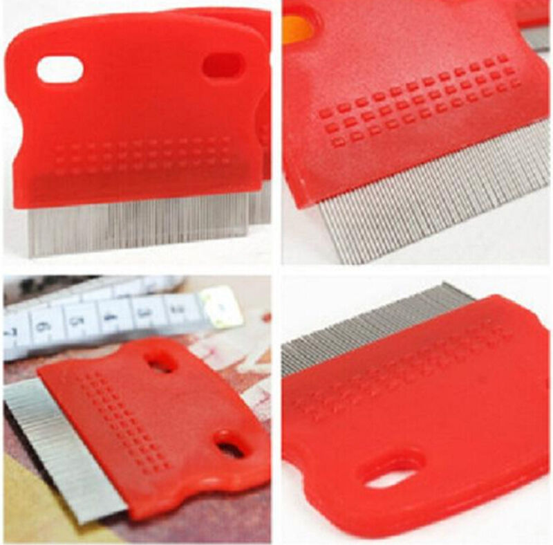 Hair Lice Nit Pets Flea Egg Dirt Dust Remover Steel Tooth Comb Health Brus.l8