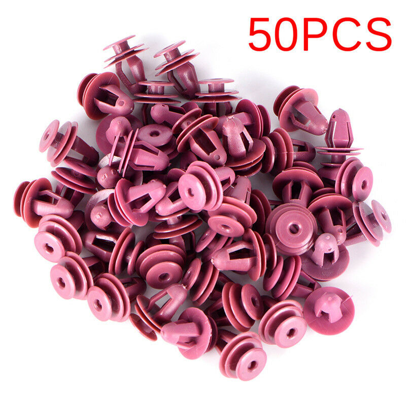 50X Door Trim & Garnish Panel Retainer Clip Natural Nylon Faste.l8