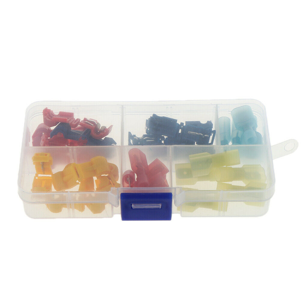 Premium T-Tap Wire Terminals Quick  Fully Insulated Spade Connectors with