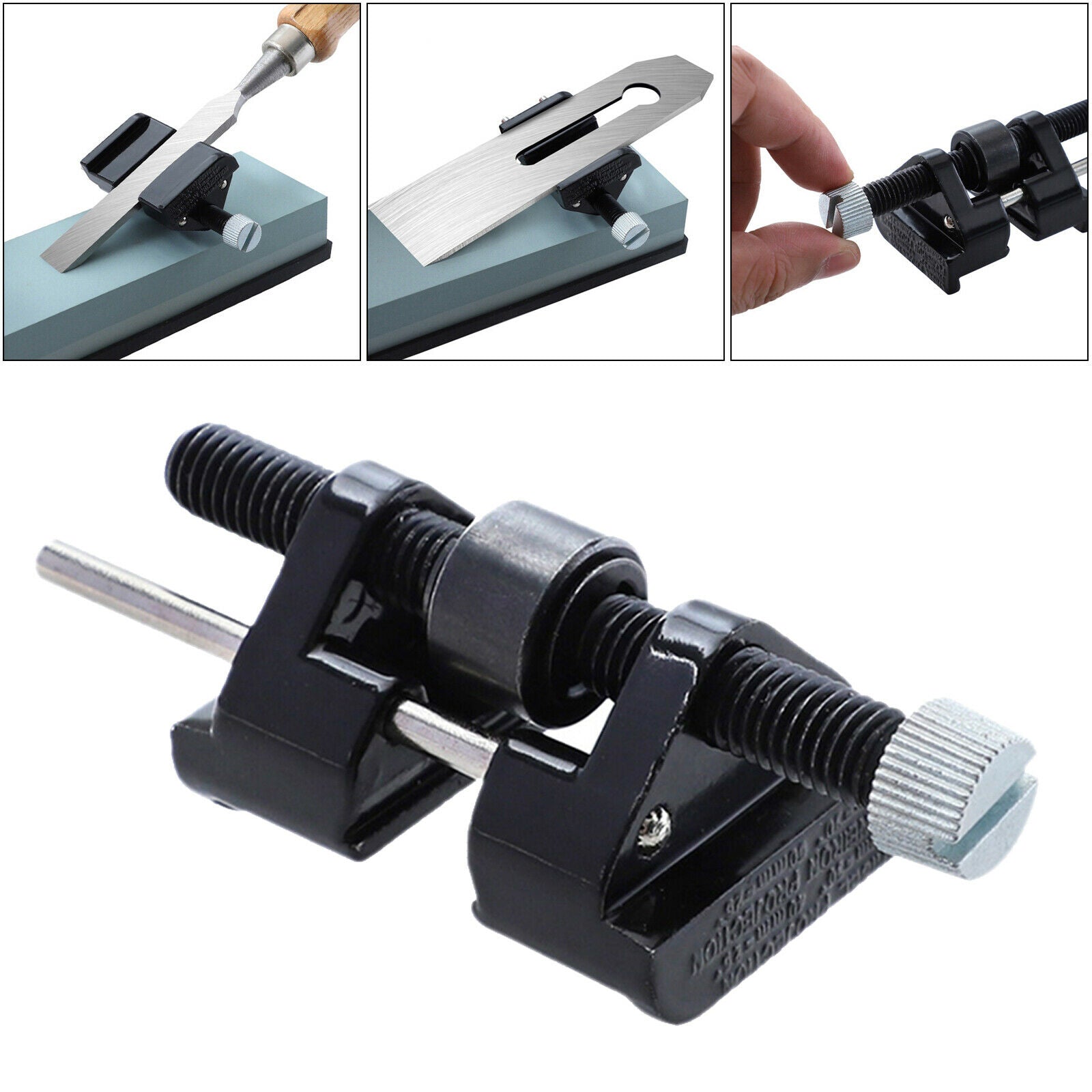 Cast Iron Honing Guide Fixed Angle Sharpener Household Cutter Abrasive Tool