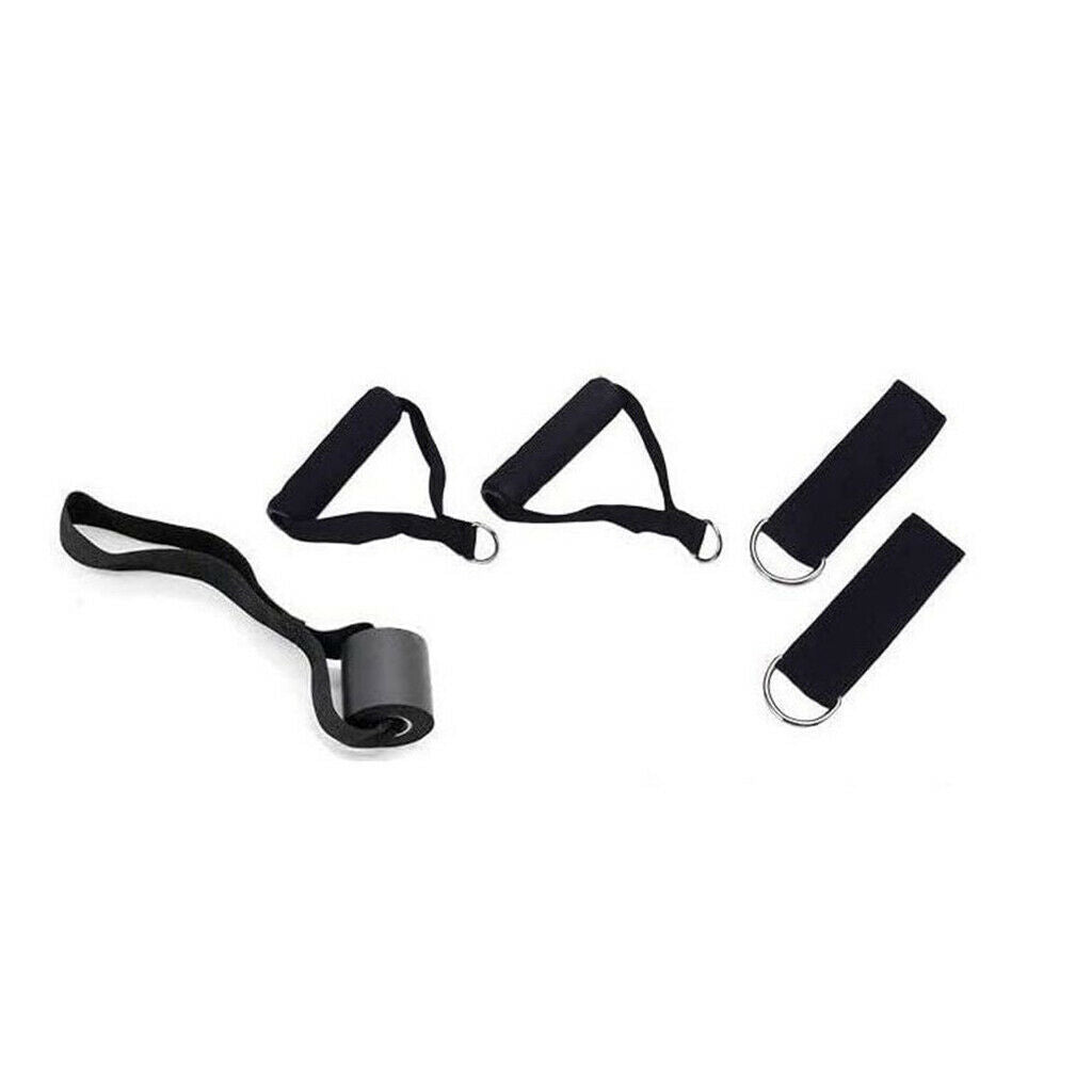 150lbs Fitness Resistance Bands 5 Tubes Exercise Band Home Workout Equipment