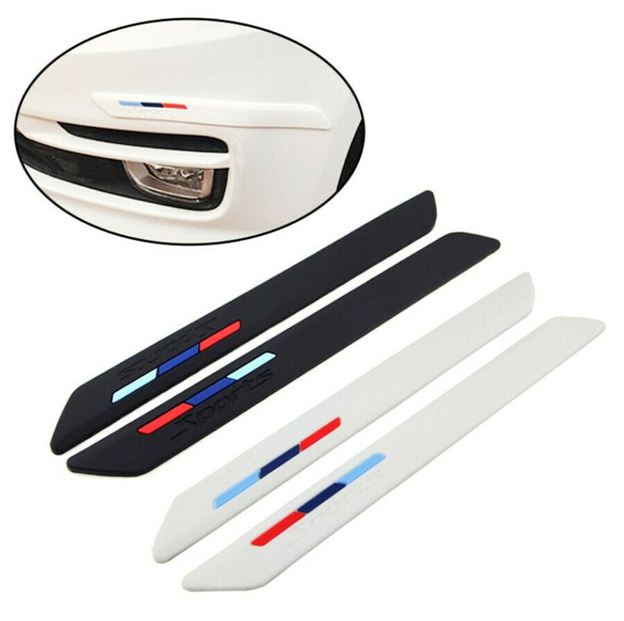 400mm Car Front Rear BUMPER LIP/SIDE SCRATCH PROTECTOR STRIP GUARD 2pcs