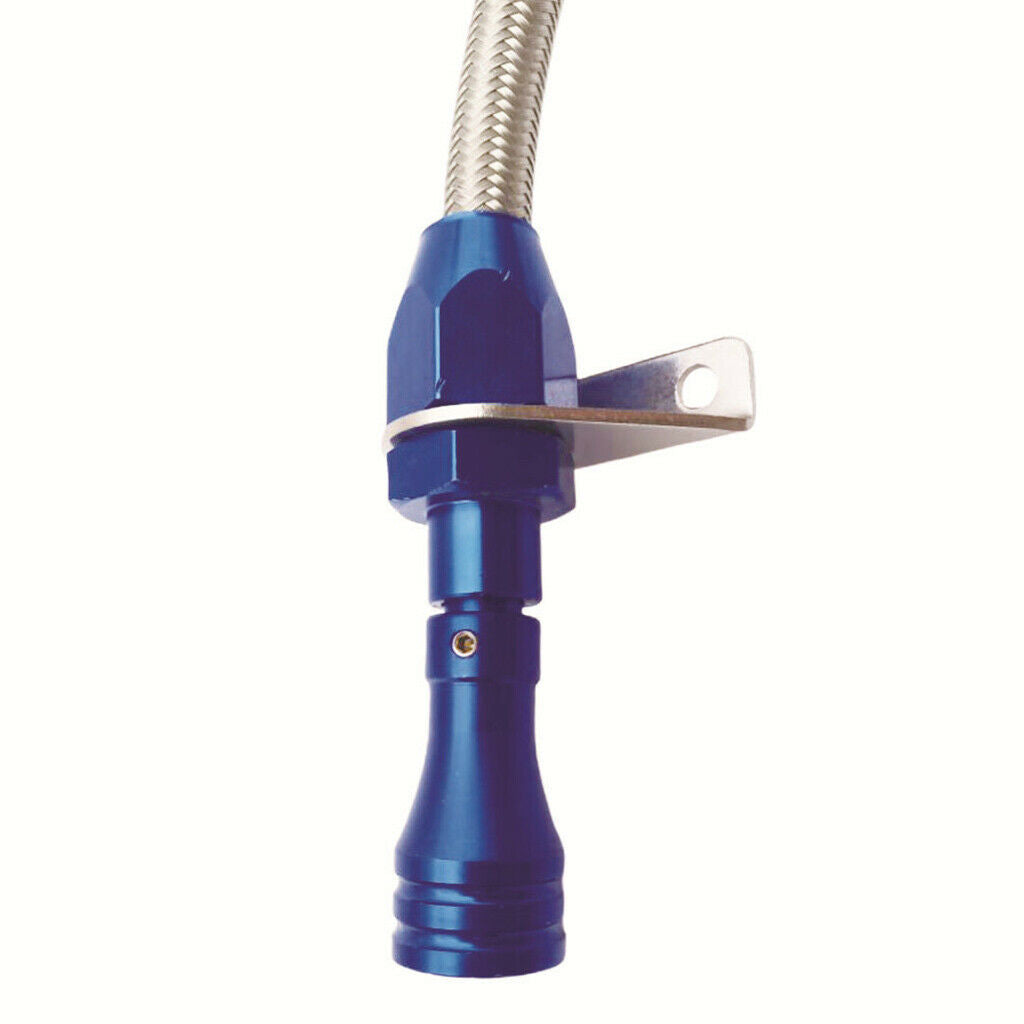 Flexible Transmission Dipstick for Chevy GM TH350 Durable Blue 22x21.5x11cm