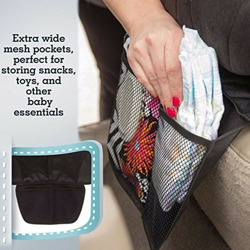 Car Seat Protector Pad Child or Baby Auto Mat Dustproof Black 123*48CM