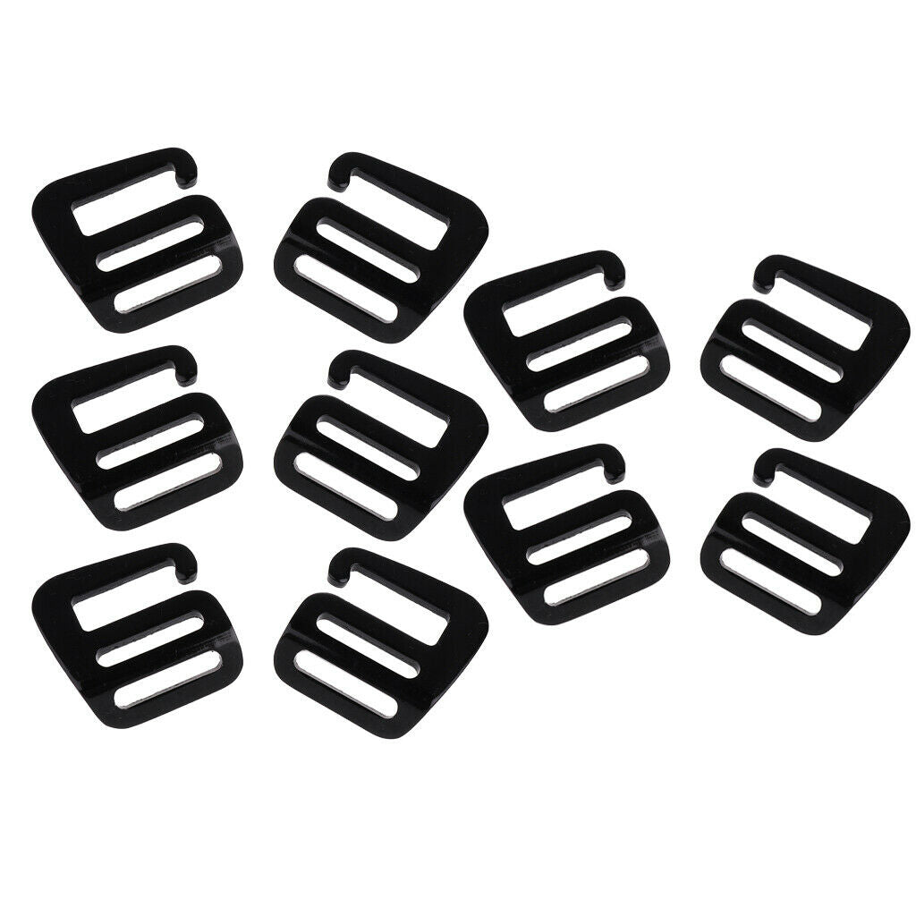 10Pcs G Hook Webbing Buckle Quick Release for Backpack Strap Belt Webbing