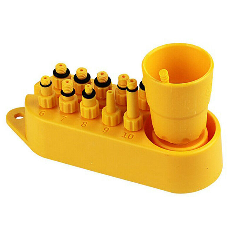 Bicycle Hydraulic Disc Brake Bleed Adapters Set Copper Metal Oil Funnel BikeBDA