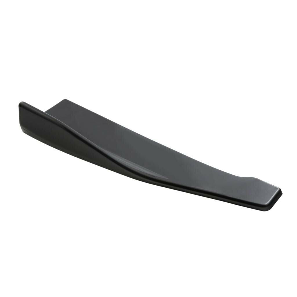 2x Universal Anti-Scratch Car Rear Bumper Lip Diffuser Splitter Canard Glossy