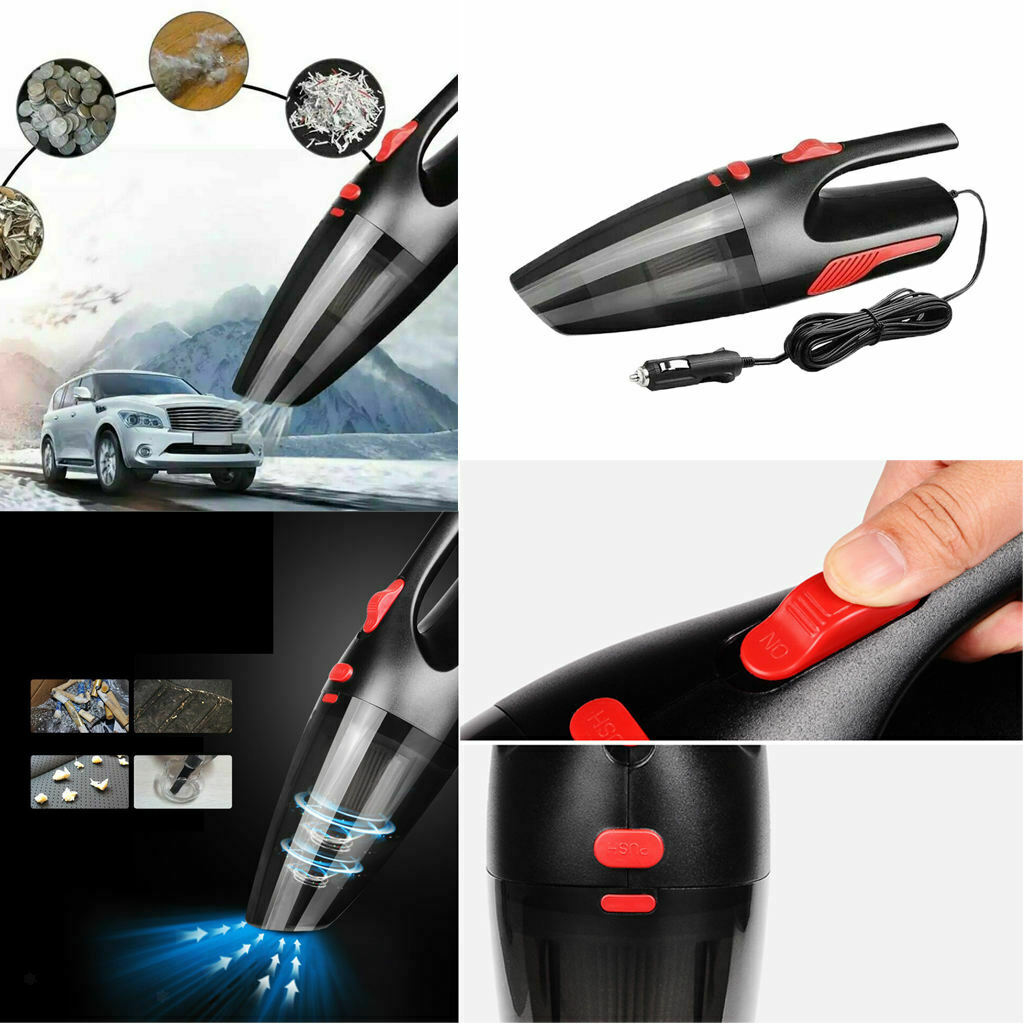 Car Vacuum Cleaner Mini Portable Upright Auto Home Mop Wet & Dry 120W NEW