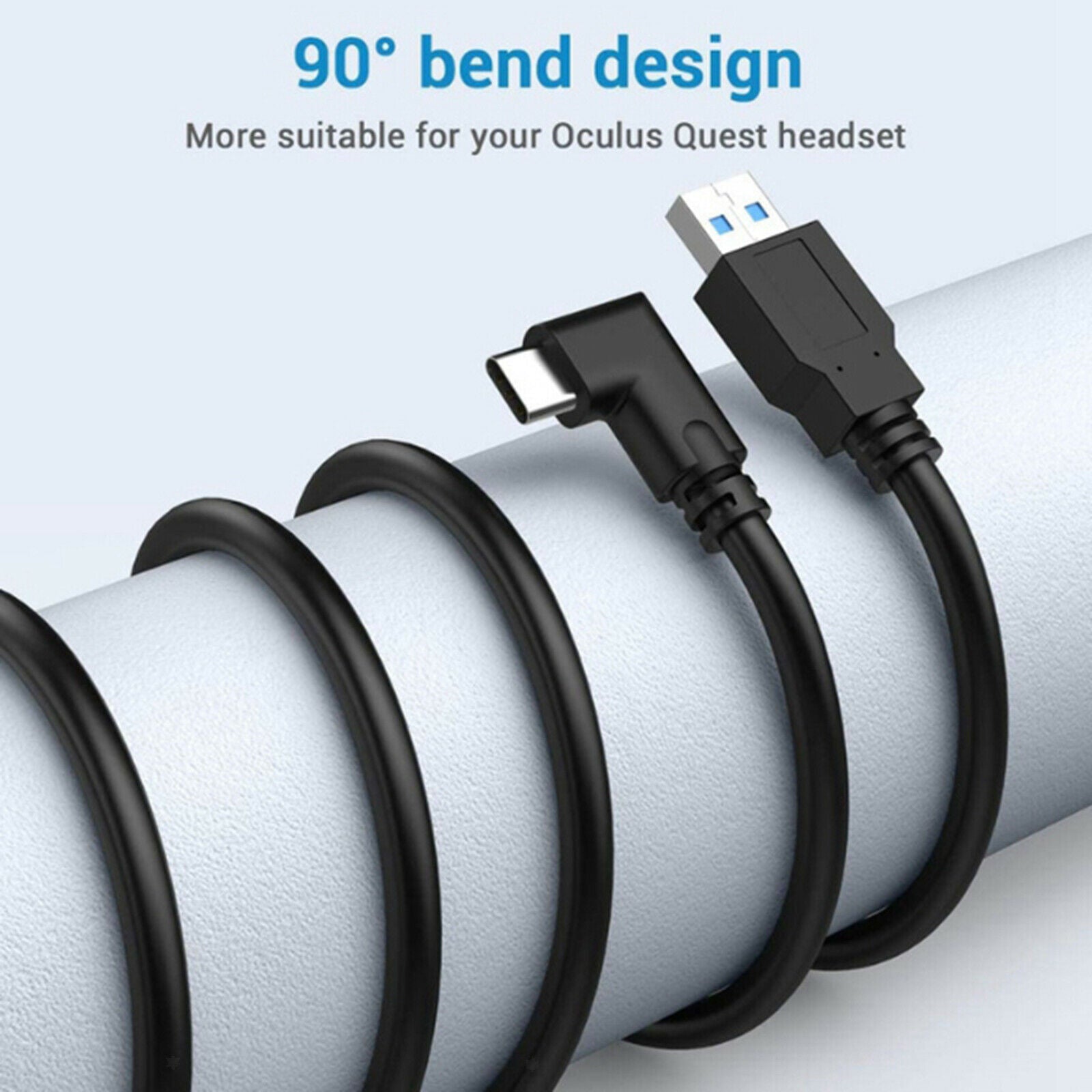 16ft USB 3.2 Type-C Cable High Speed 10Gbps Data Transfer for  Quest 2