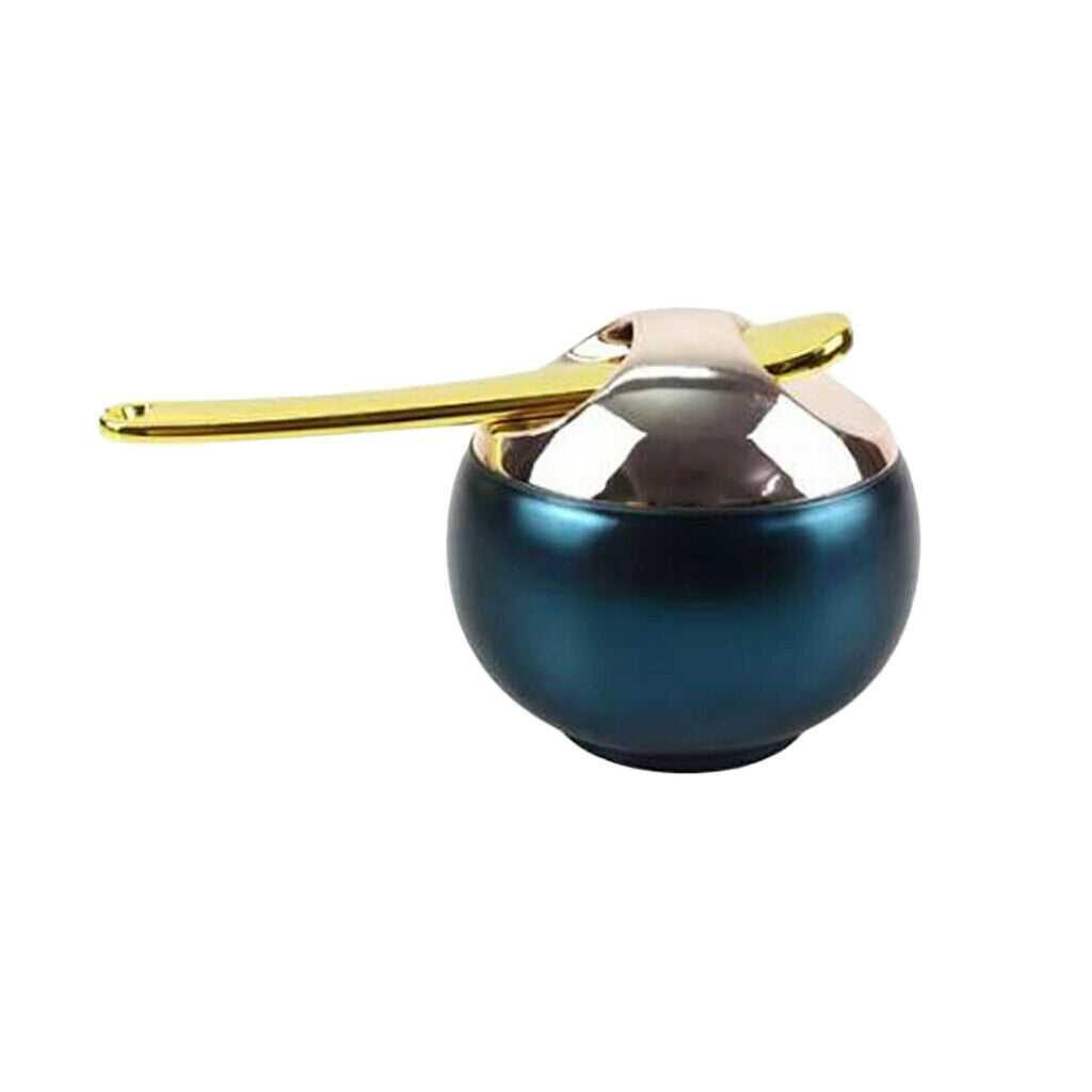 8ml Plastic DIY Lip Balm Jar Case Luxury Lipstick Pot Box w/ Golden Spoon