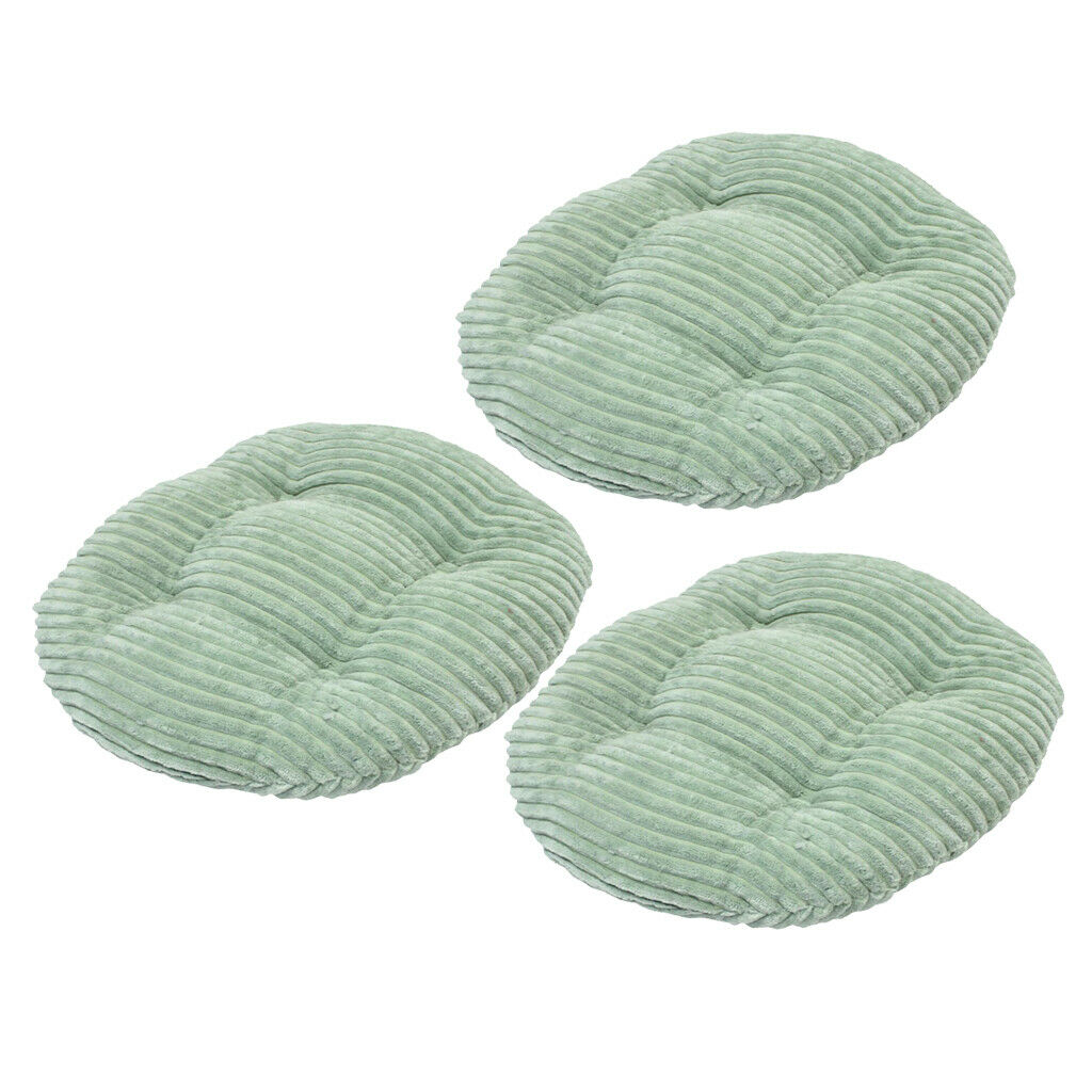 3 Pieces Floor Cushion Tatami living room,Cushion Plush Thicken Round Chair