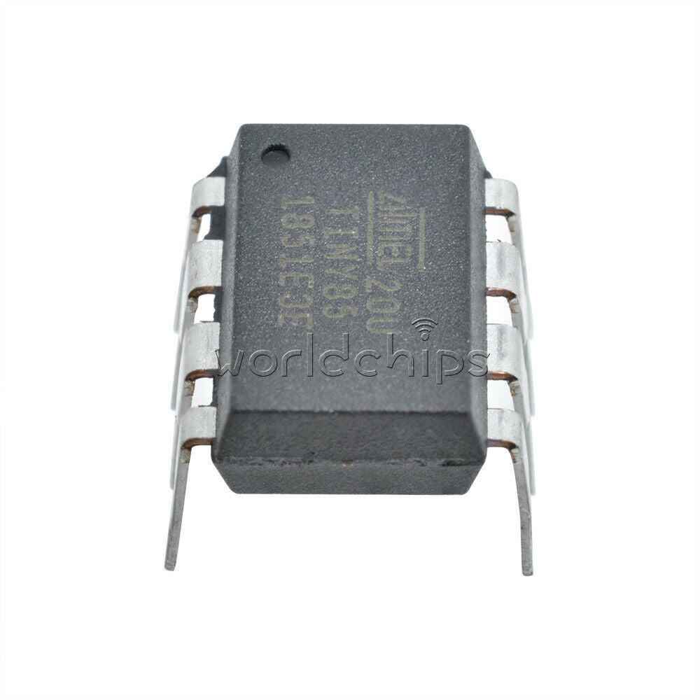 5Pcs ATTINY85-20PU IC MCU 8BIT 8KB FLASH 8DIP New