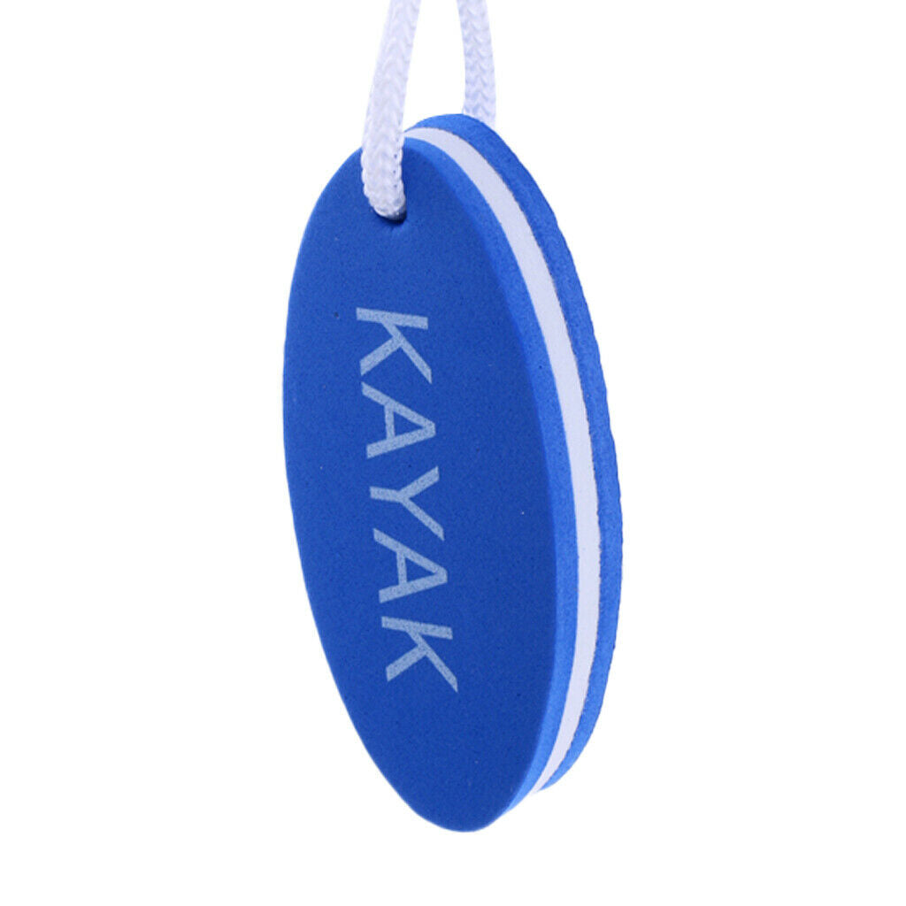 2x White Red Floating Keychain for Kayak Boat Yachting