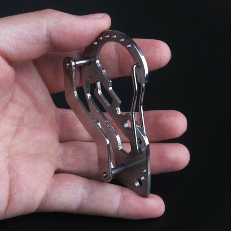 1pc EDC holder clip gadget multipurpose hanger buckle climb tool  Key org.l8
