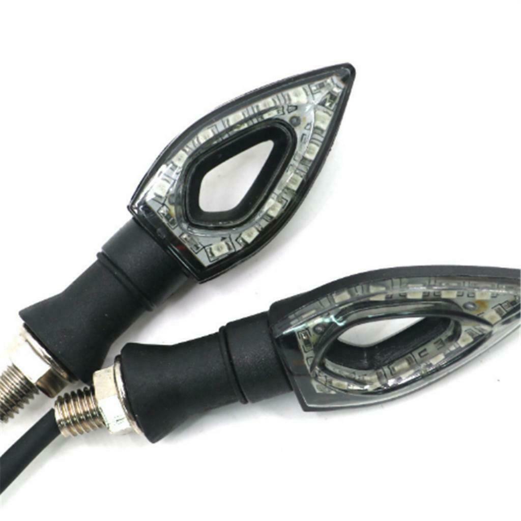 1 xYellow light Motorcycle LED Turn Signal Indicator Lights 12 Leds 12V