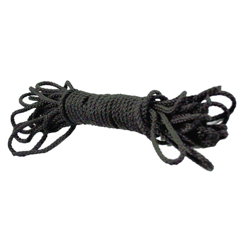 Heavy-duty Nylon Rope 4mm Thick Nylon Dock Line for Camping Outdoor Garden