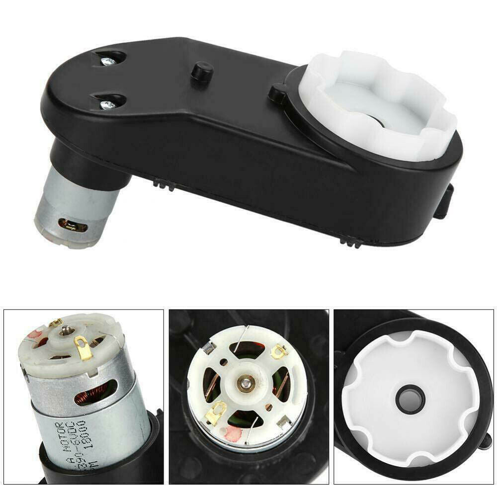 12V 550-30000 RPM Electric Motor Gear Box For Ride On Bike Car Children LIN