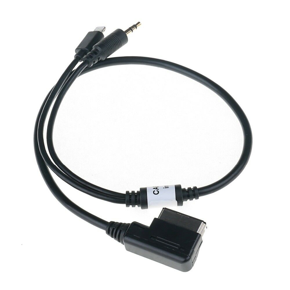 1x AMI MDI MMI 3.5 mm AUX Interface Adapter Car Audio Cable for Audi VW