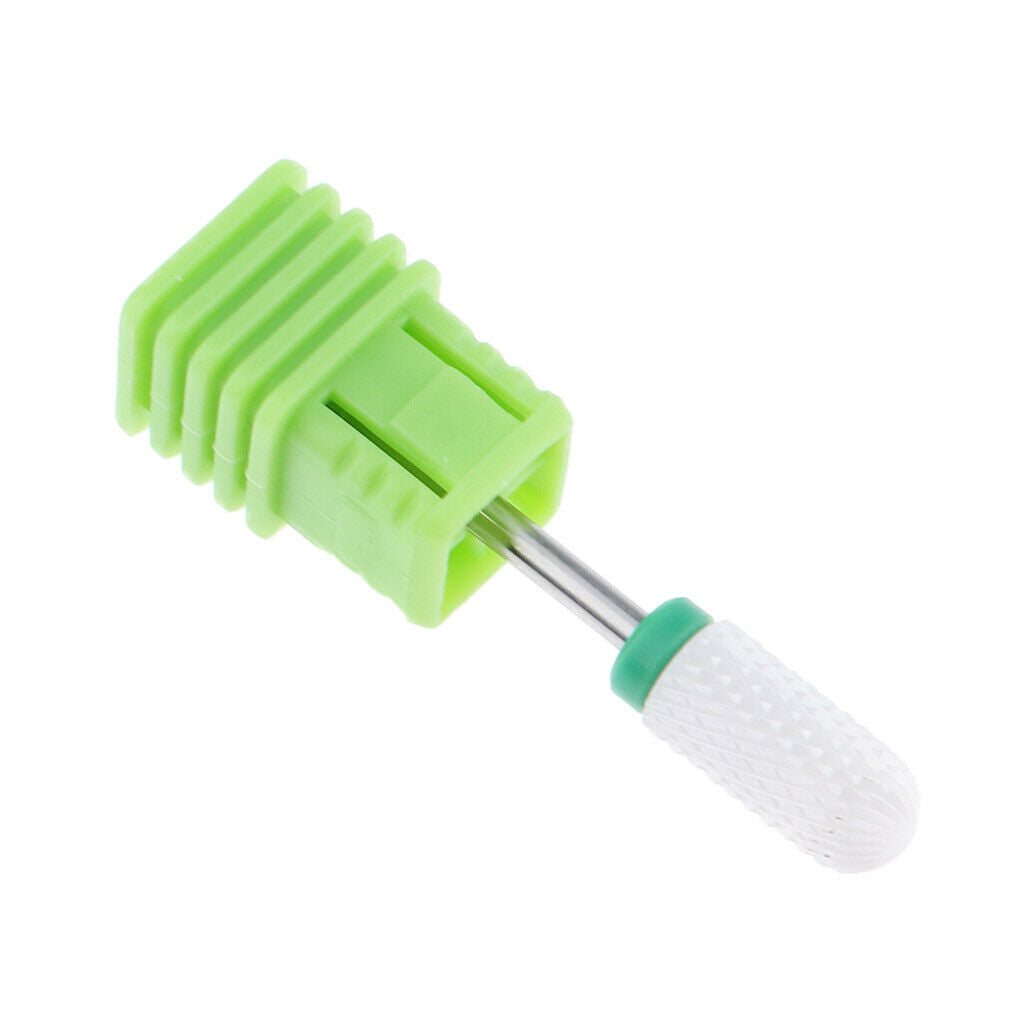 Nails Polishing Cuticle Removal Nail Art Drill Bit Green-Coarse Ridges