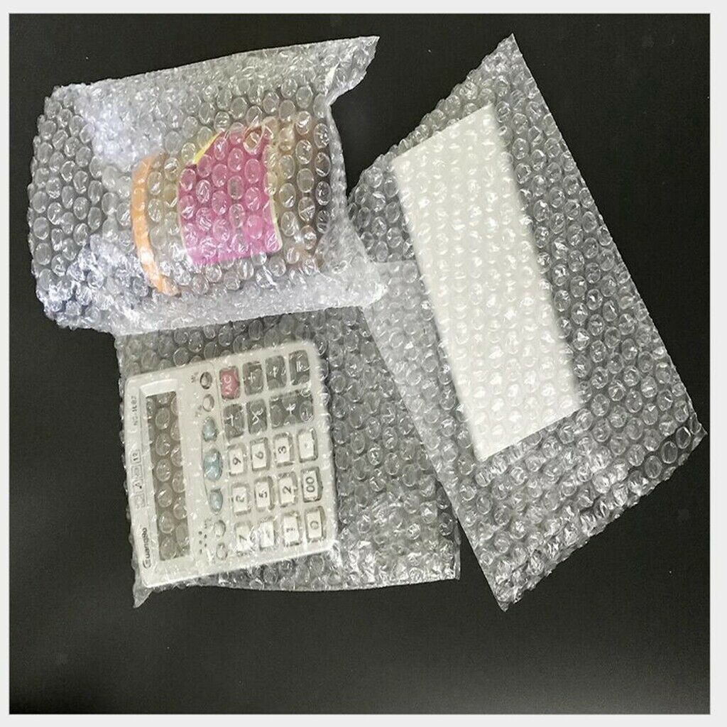 Pack of 50, Bubble Out Pouches Bags Wrap Cushioning Clear  20x25cm