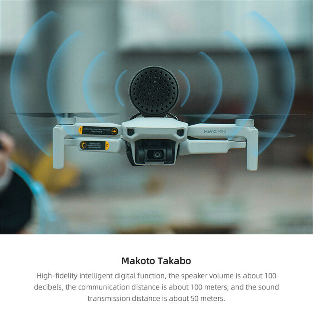 Drone Speaker Wireless Megaphone Broadcasting Loudspeaker for DJI Air 2S/Mini