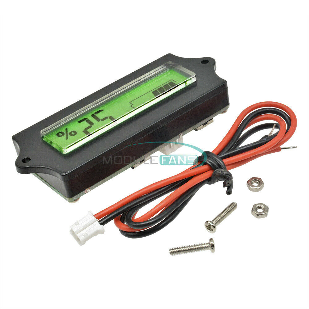 24v Acid lead batteries indicator Battery capacity digital LCD Tester voltmeter