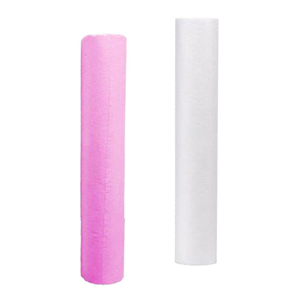 2 Roll 100Pcs Disposable Sheets Non Woven Paper Sheets for Makeup Supplies
