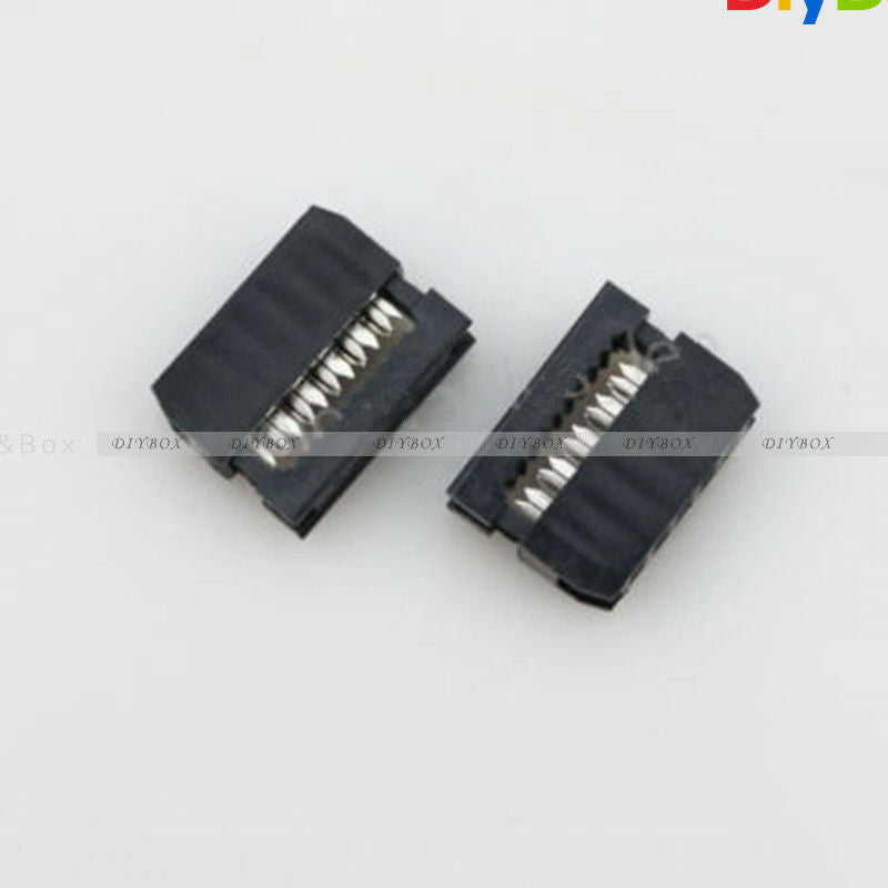 10PCS FC-10 IDC 2.54mm Connector Female Header 10 PIN 2x5